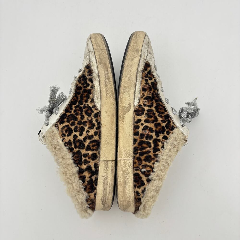 Golden Goose Superstar Sabot Sneakers Slides Shearling Lined Women's 37 US 7 - Picture 7 of 14
